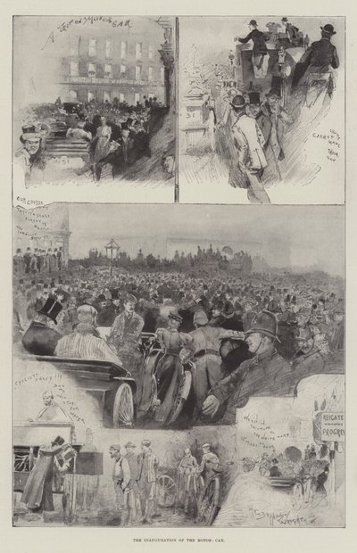 自動車の発足 作： Henry Charles Seppings Wright